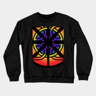 Celtic Interlaced Wheel of The Year Crewneck Sweatshirt